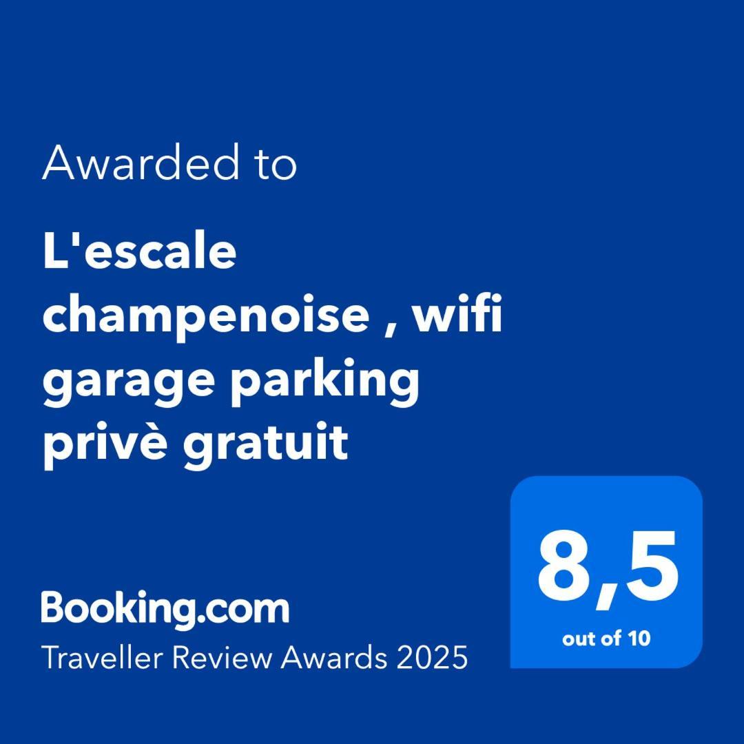 شقة L'Escale Champenoise , Wifi Garage Parking Prive Gratuit شالو أو شُمْبانيِ المظهر الخارجي الصورة